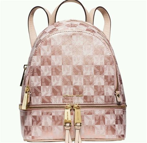 michael kors ritz rose gold|michael kors rose gold backpack.